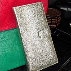 BECK long passport wallet in boujee gold